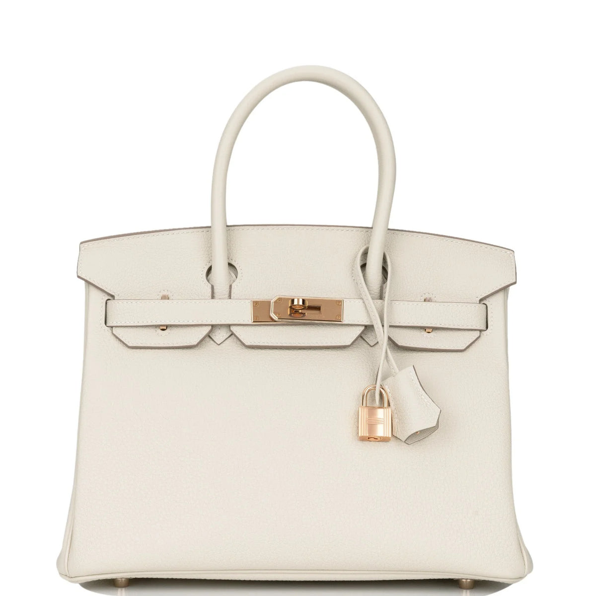 Birkin 30 Craie Togo Rose Gold Hardware Q6697