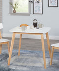 White/Natural Dining Table M66829