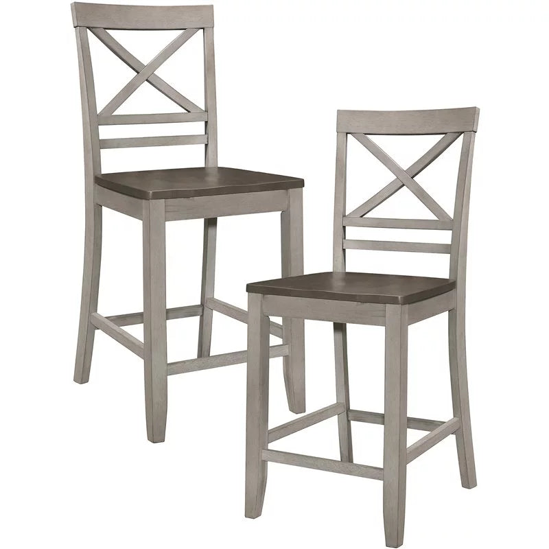 5-Piece Dining Table and 4 Counter Height Chair Set O69706