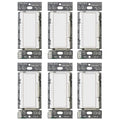 White Single-Pole or Multi-Location Dimmer Switch (6-Pac) M566