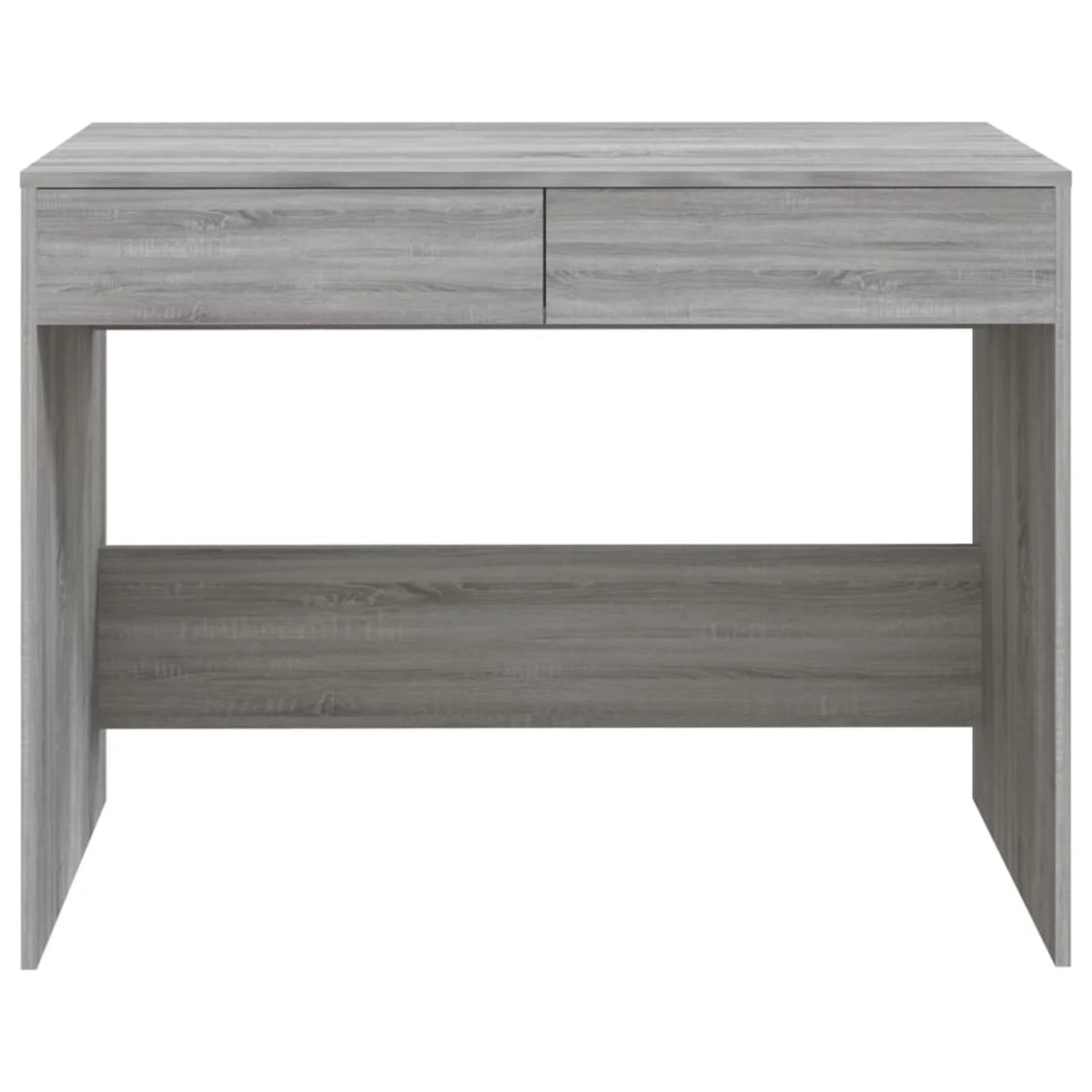 Gray Engineered Wood Writing Desk B3337
