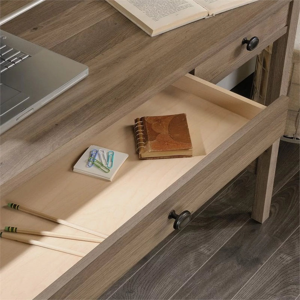 Salt Oak 2-Drawer Engineered Wood Writing Desk I31959