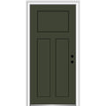 36 in. x 80 in. Left-Hand Inswing Painted Fiberglass Prehung Front Door X313897