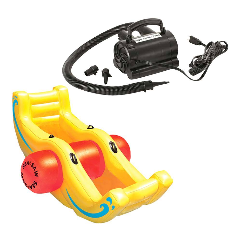 Pool Inflatable Float Sea-Saw Rocker with 110V Air Pump V84399