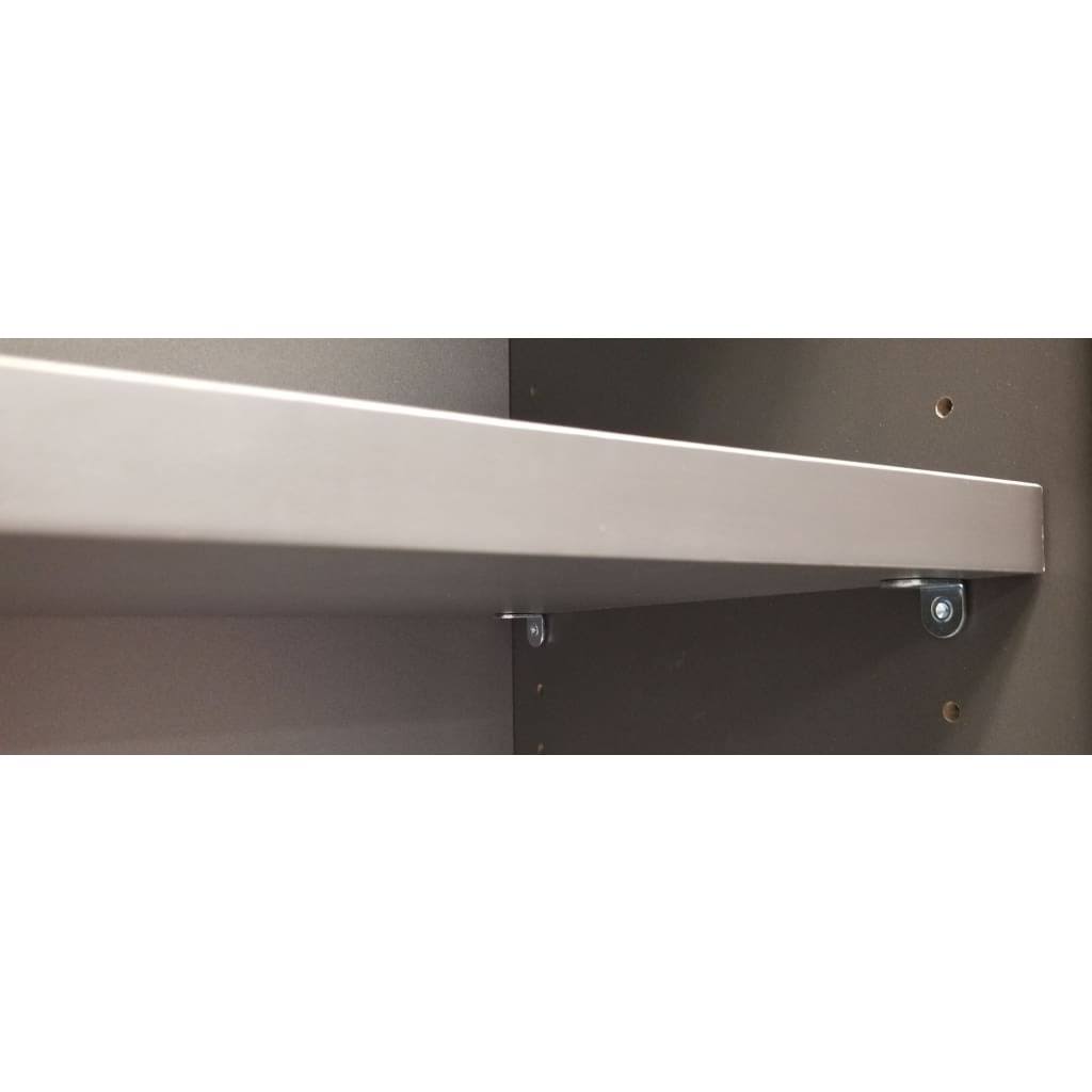 White Metallic Oversized 2-Door Base Cabinet P56121