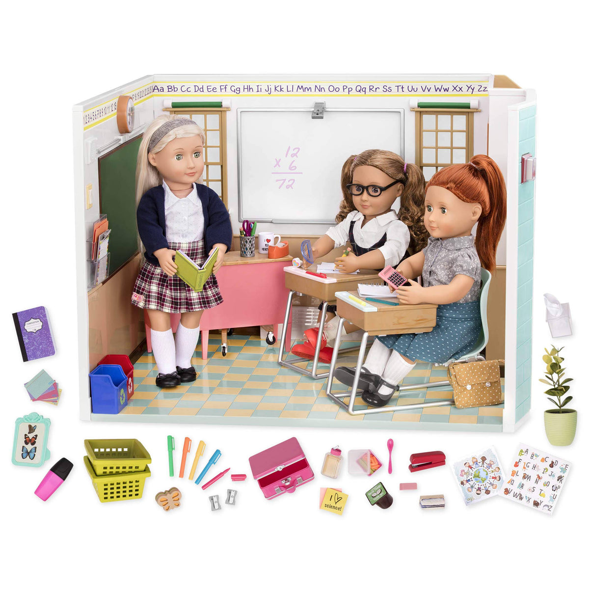 School Room for 18 in Dolls P3735