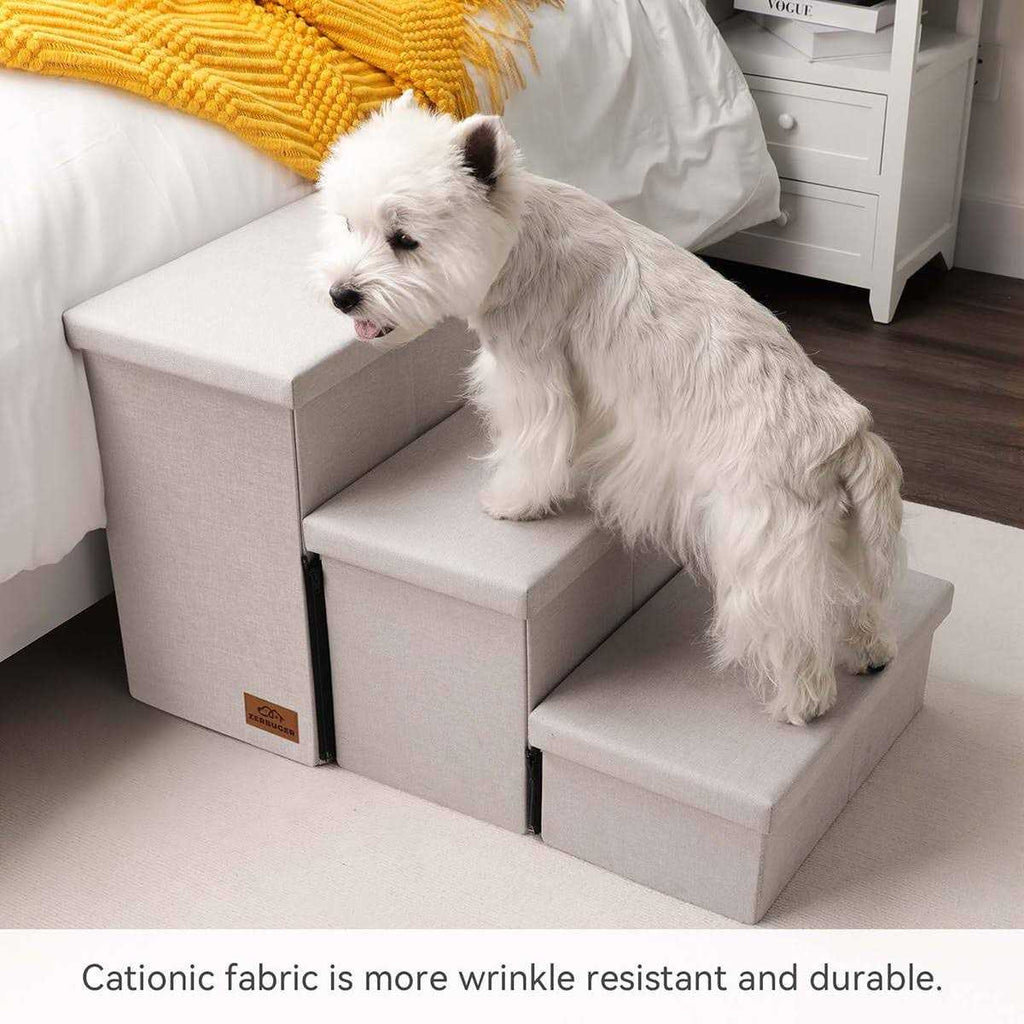 Foldable Dog Stairs with Storage P45412