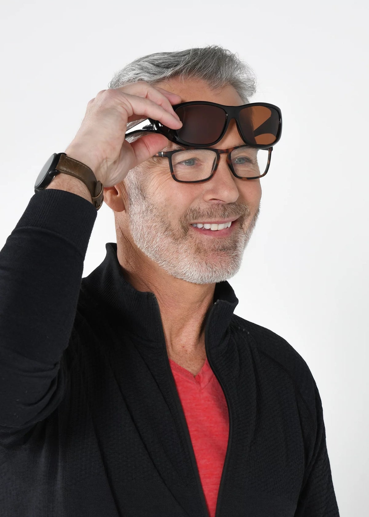 Tortoise Rectangle Sport Sunglasses R979