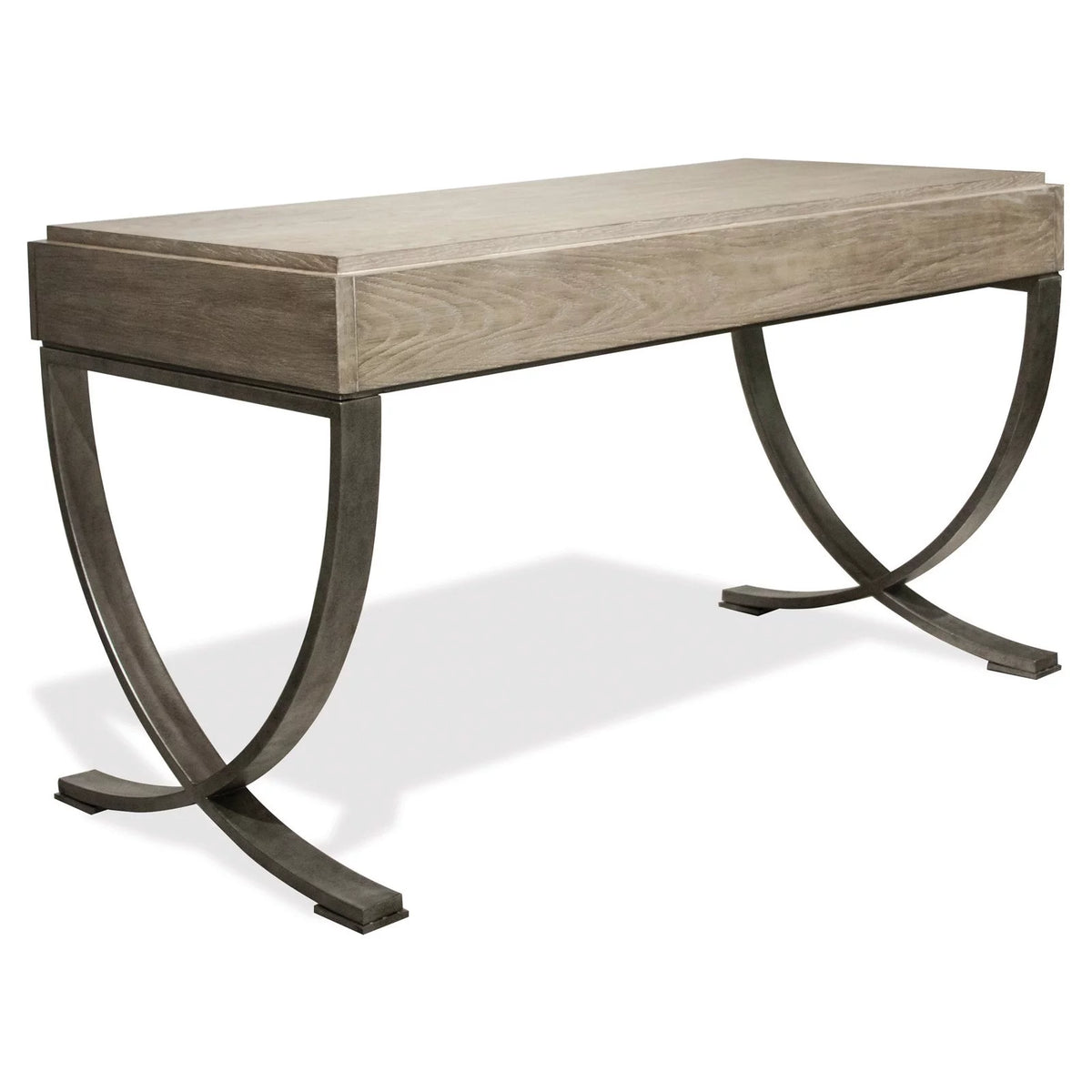 Wood and Metal Writing Desk B7863