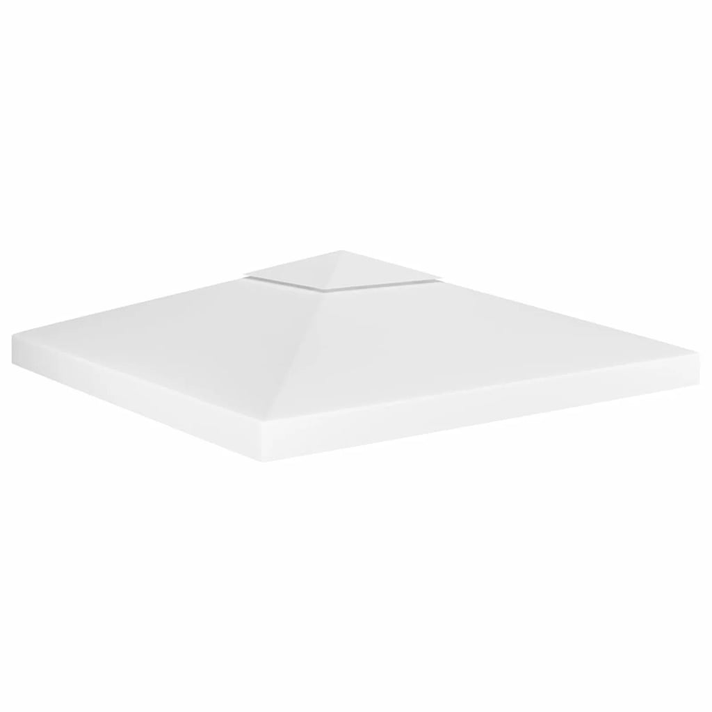 White 9.8'x9.8' 2-tier Canopy Patio Shelter T280856