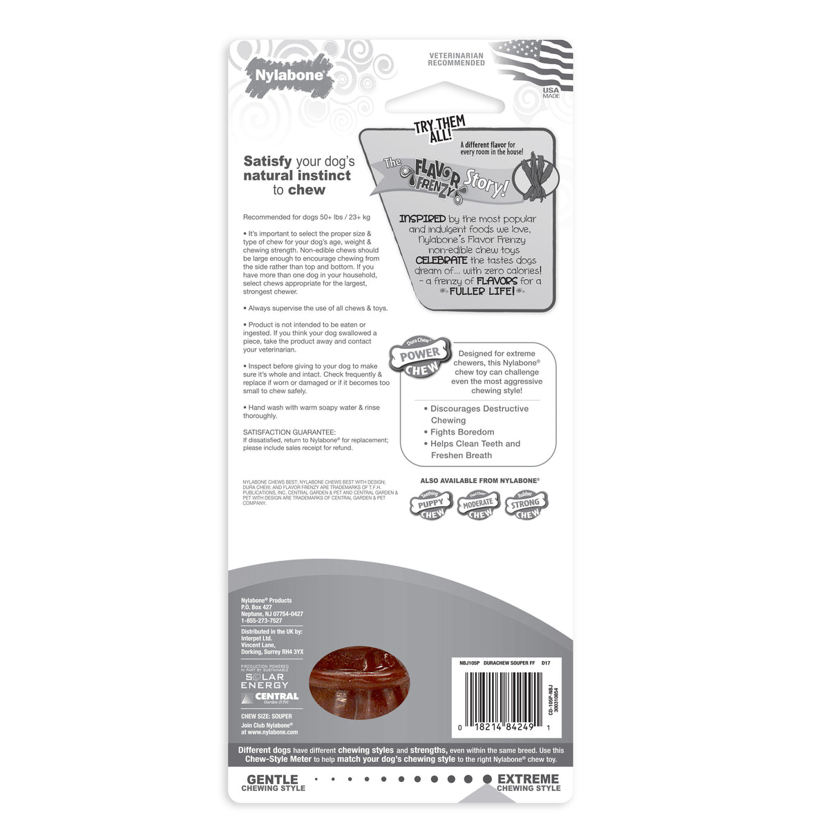 Beef Jerky X-Large Dog Chew Toy N88871