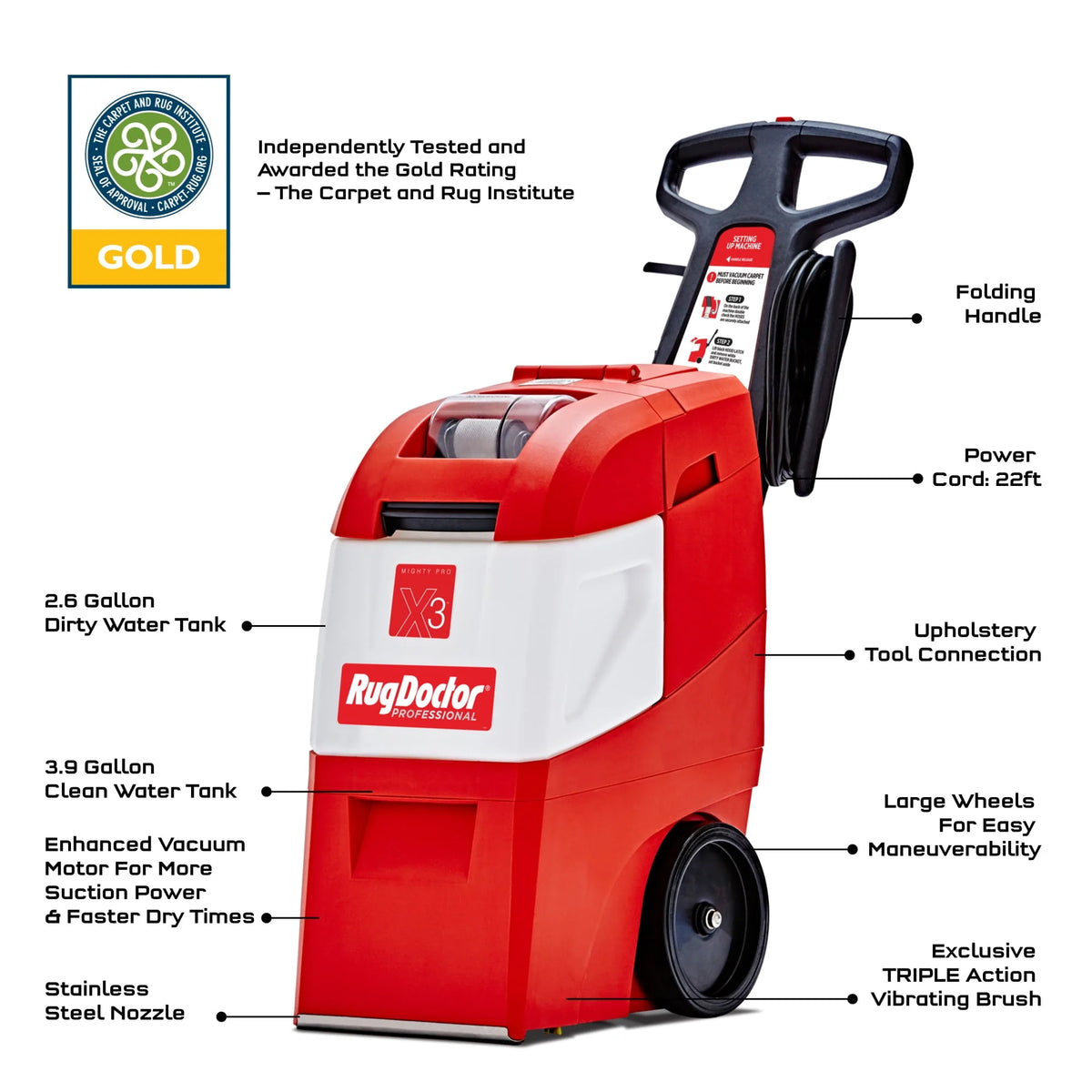 Commercial Carpet Cleaner M3050