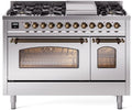 48 Dual Fuel Propane Gas Range Stainless Steel V722