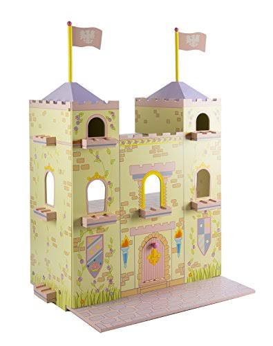 Wooden Fairytale Castle on Lazy Susan X816287