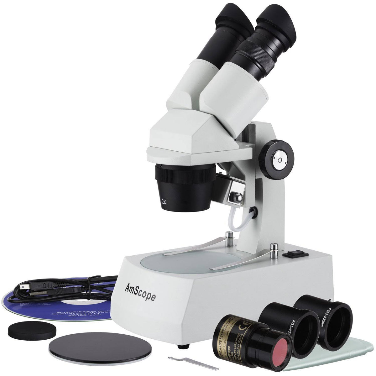 20X-40X-80X Binocular Stereo Dissecting Microscope with 2MP USB Camera M536