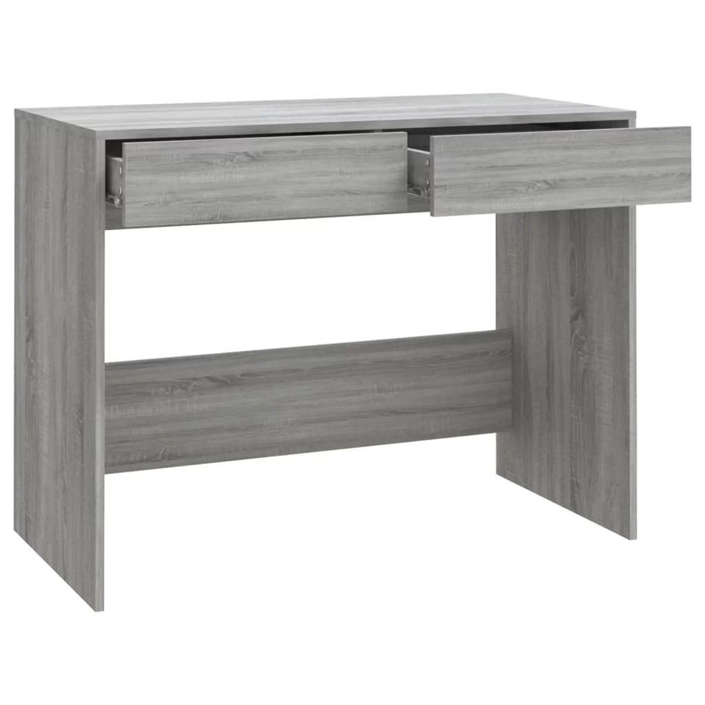 Gray Engineered Wood Writing Desk B3337