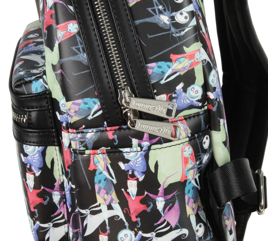Watercolor Character Print Mini Backpack X367