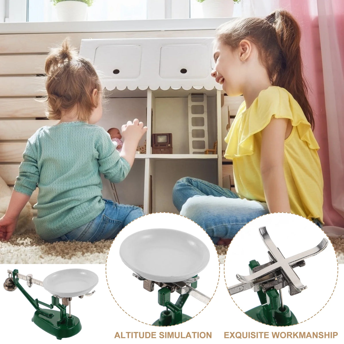 Miniature Metal Weighing Balance Toy R89173