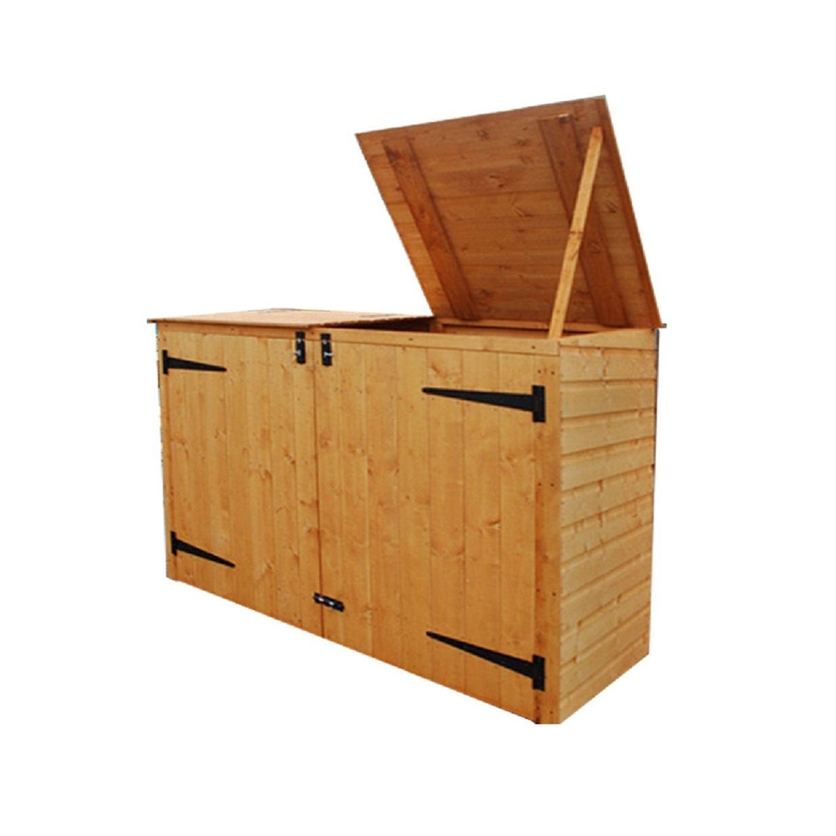 Double Garbage Can Storage Shed M840