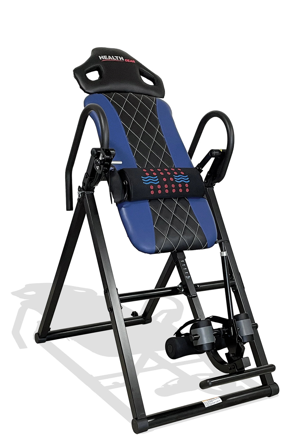 Blue Heat and Vibration Massage Inversion Table T3926