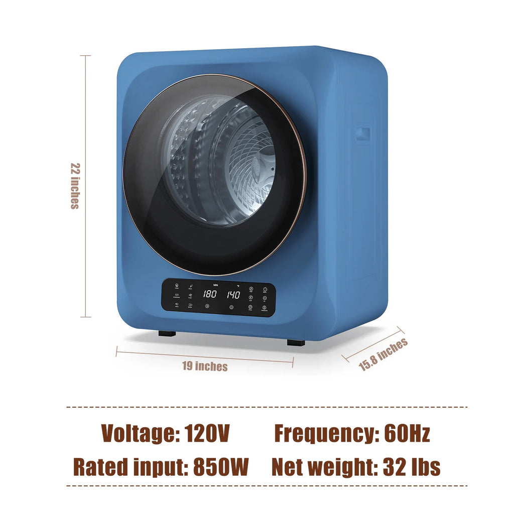 850W 1.6 Cu.ft. Electric Portable Dryer A36483