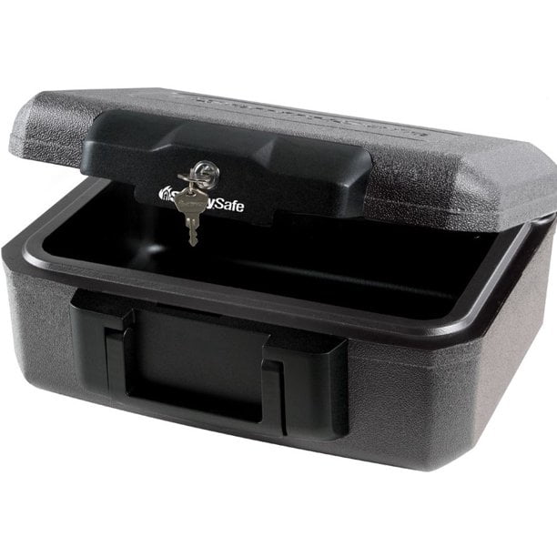 Fire-Resistant Box with Key Lock 0.18 Cu. ft. G532087