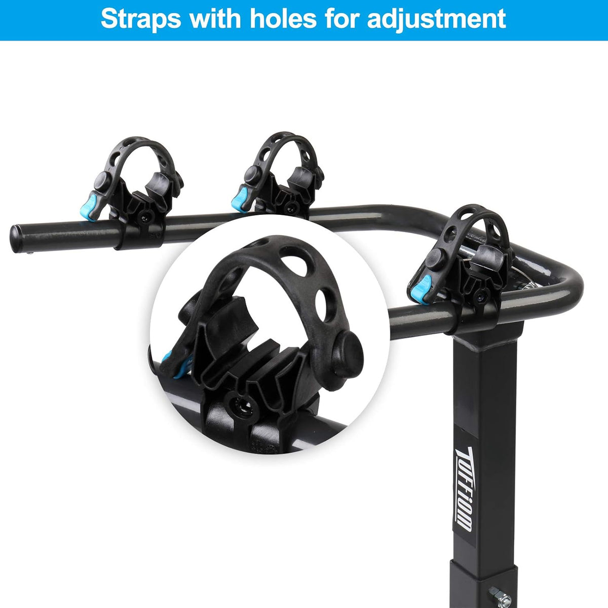2-Bike Hitch Mount Rack with 2Inch Hitch Receiver, Black W26021