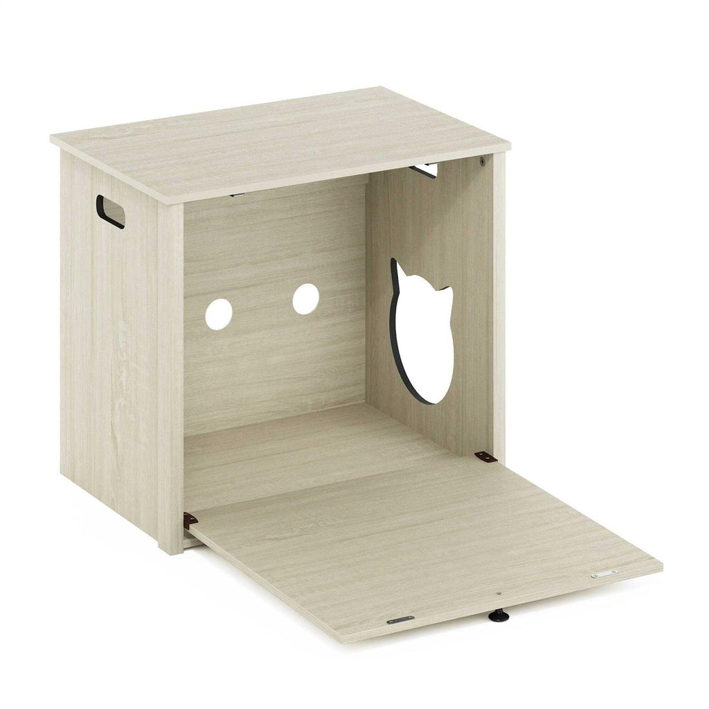 Small Cat Litter Box Enclosure with Single Door L38531
