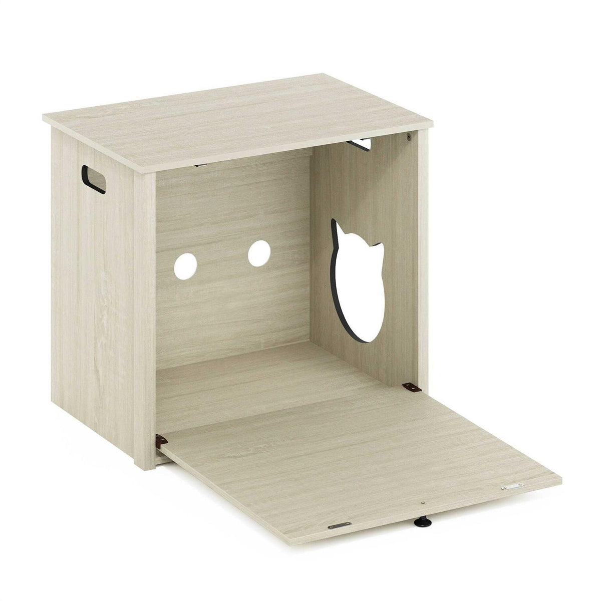 Small Cat Litter Box Enclosure with Single Door L38531