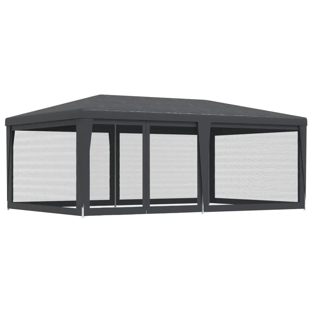 19.7'x13.1' HDPE Party Tent with 6 Mesh Sidewalls C197510