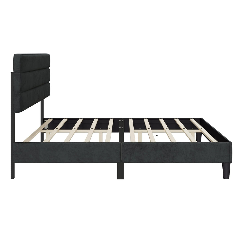 King Size Dark Gray Bed Frame L198