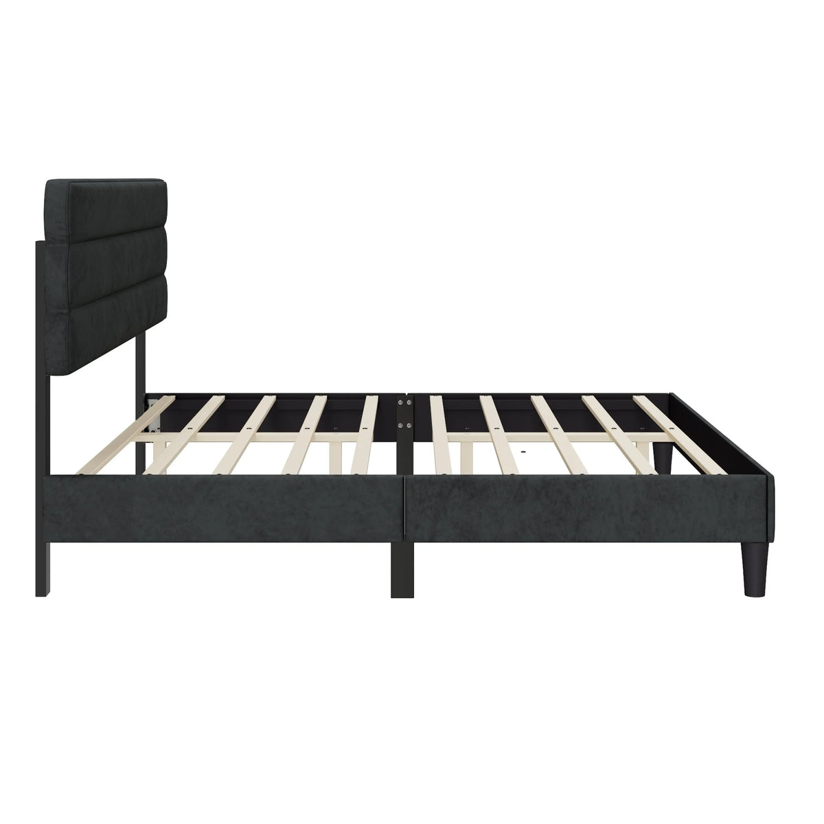 King Size Dark Gray Bed Frame L198