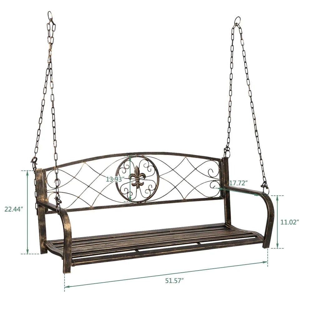 Metal Porch Swing Chair F765