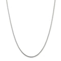 Sterling Silver 1.6mm Round Snake Chain D7781