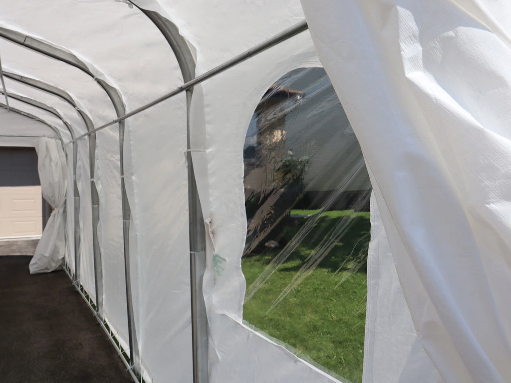Double Car Shelter 18 ft x 20 ft E5123