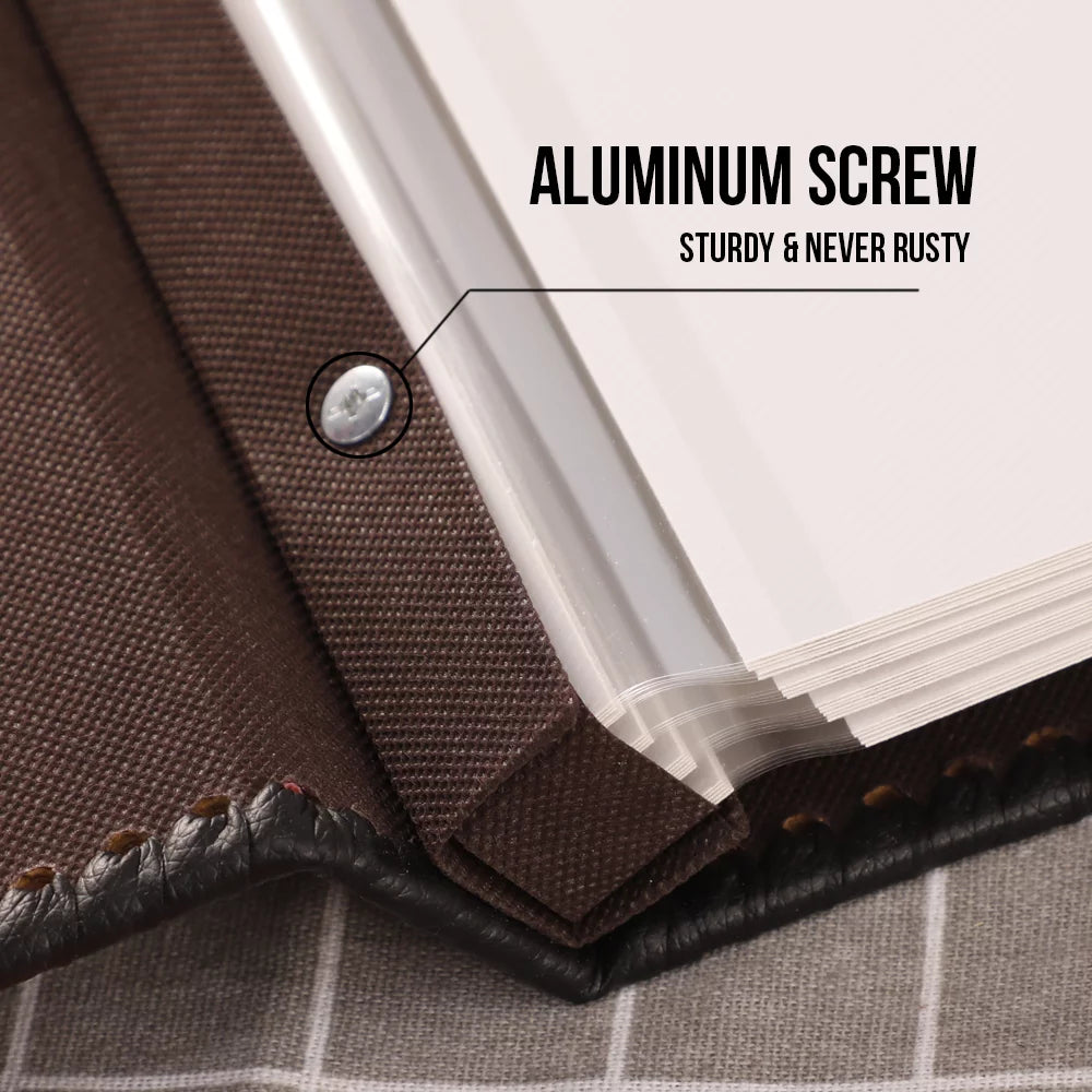 Self Adhesive Photo Album Leather Cover Holds 3X5 4X6 5X7 6X8 8X10 10x12 Photos I833240