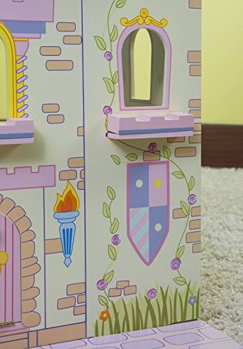 Wooden Fairytale Castle on Lazy Susan X816287