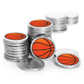 84 Pcs Chocolate Coins with Silver Foil G57100